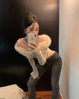 Ledare Sabrina Fur Top
