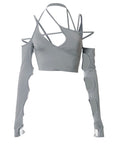 Hutley Cut Out Crop Top