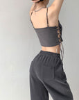 Maisyn Lace Up Tank Top