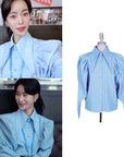 Yeon-jin Blue Shirt