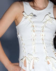 Jennie Lace Up Top