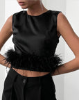 Aleta Feather Top