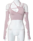 Hutley Cut Out Crop Top