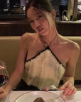 Won-young Fur Halter Top