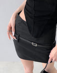 Kyra Belted Skirt