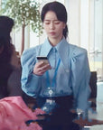 Yeon-jin Blue Shirt