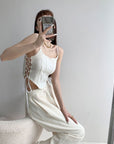 Maisyn Lace Up Tank Top