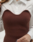 Sora Two Tone Top