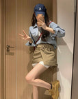 Veara Khaki Skort