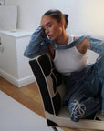 Galvi Denim Crop Top