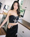 Marylou Ribbon Halter Top