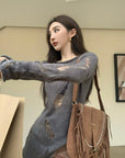 Lunna Ripped Top
