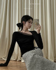 Caila Mesh Top