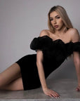 Minka Sabrina Velvet Dress