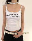 Sabine Words Tank Top