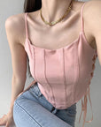 Maisyn Lace Up Tank Top