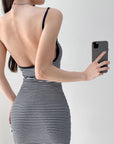 Khavie Stripe Dress
