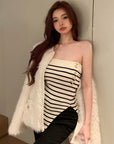 Kveta Stripe Tube Top