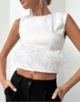 Aleta Feather Top